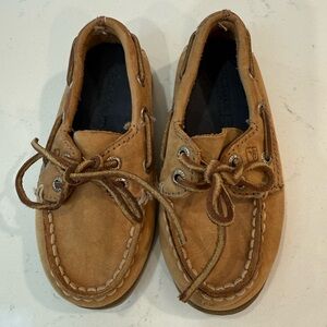 Sperry Kids Tan Boat Shoes